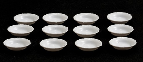 Dollhouse Miniature Soup Bowls, Set of 12, by Chrysnbon