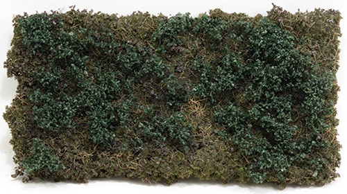 Dollhouse Miniature Meadow Dark Green Textured Mat