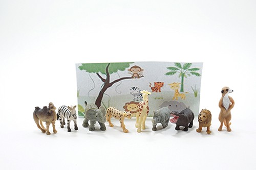 Dollhouse Miniature African Animal Assortment