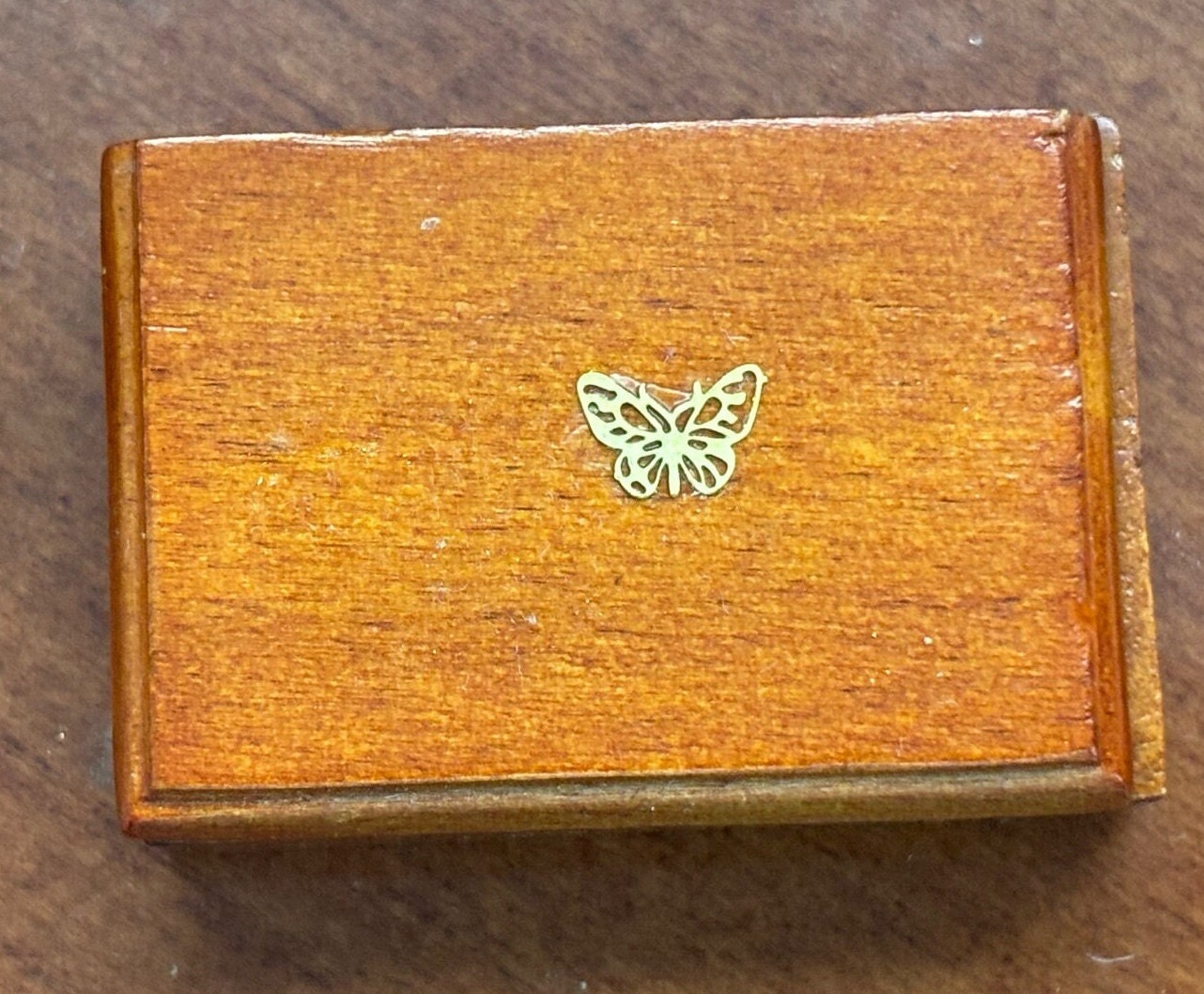 Miniature Dollhouse Handcrafted Large Wooden Jewelry Box - Several Designs