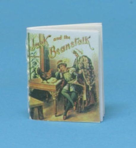 Dollhouse Miniature Readable Book with Illustrations- Jack and the Beanstalk