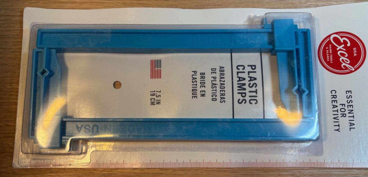 7 In Plastic Clamp, Set of 2,  for Crafting and Dollhouses