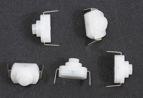 Dollhouse Miniature White Snap On-Off Switch 5 Pack 1 Amp Current