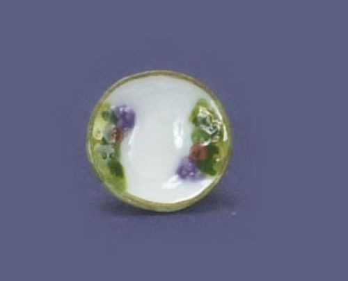 Dollhouse Miniature Porcelain Spring Dessert Bowls Set of 2 by Falcon Miniatures