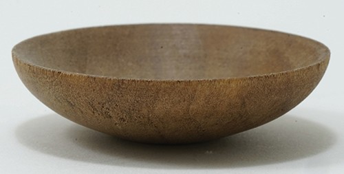 Dollhouse Miniature Wooden Round Bowl by Sir Thomas Thumb