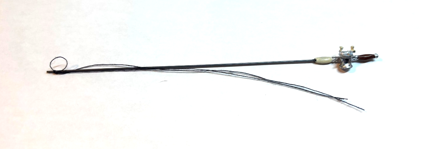 Dollhouse Miniature Casting Fishing Rod Handcrafted