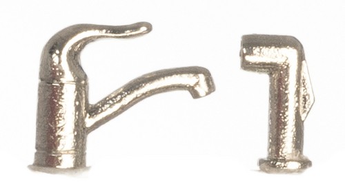 Dollhouse Miniature 2 Piece Faucet Set by Falcon Miniatures