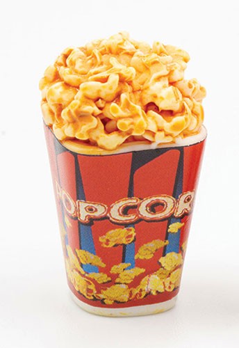 Dollhouse Miniature Red Box of Popcorn
