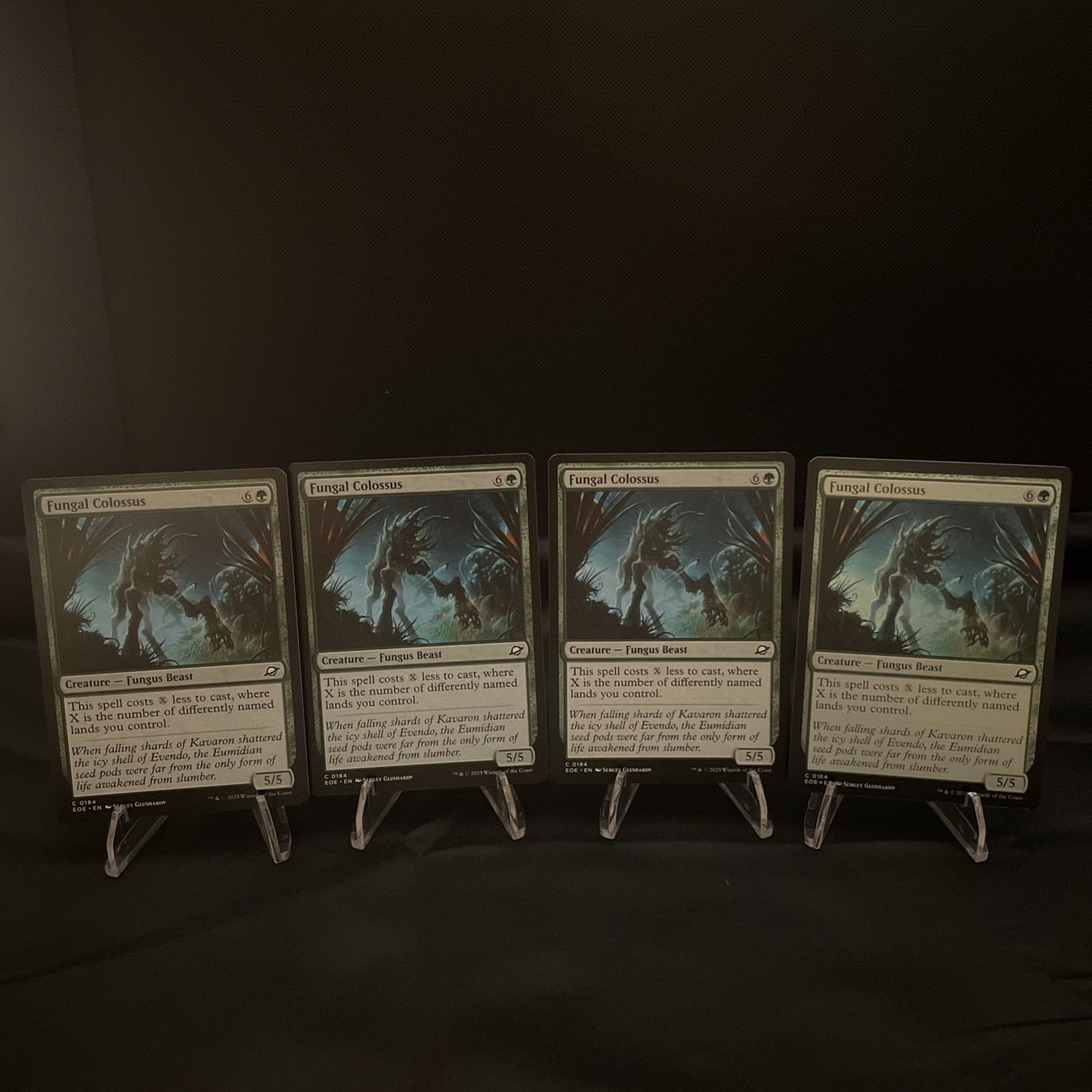 FUNGAL COLOSSUS x1 FOIL - x3 nonfoil MTG NM-M Edge of Eternities 4 Common