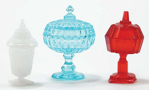 Chrysnbon Assorted Candy Dishes -  Dollhouse Miniature