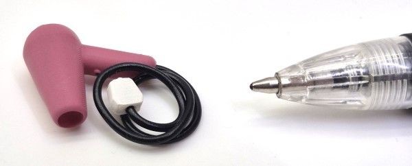 Dollhouse Miniature Pink Hair Dryer by Delph Miniatures