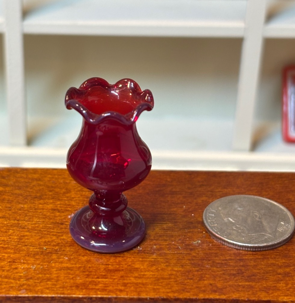 Dollhouse Miniature Glass Vase #15