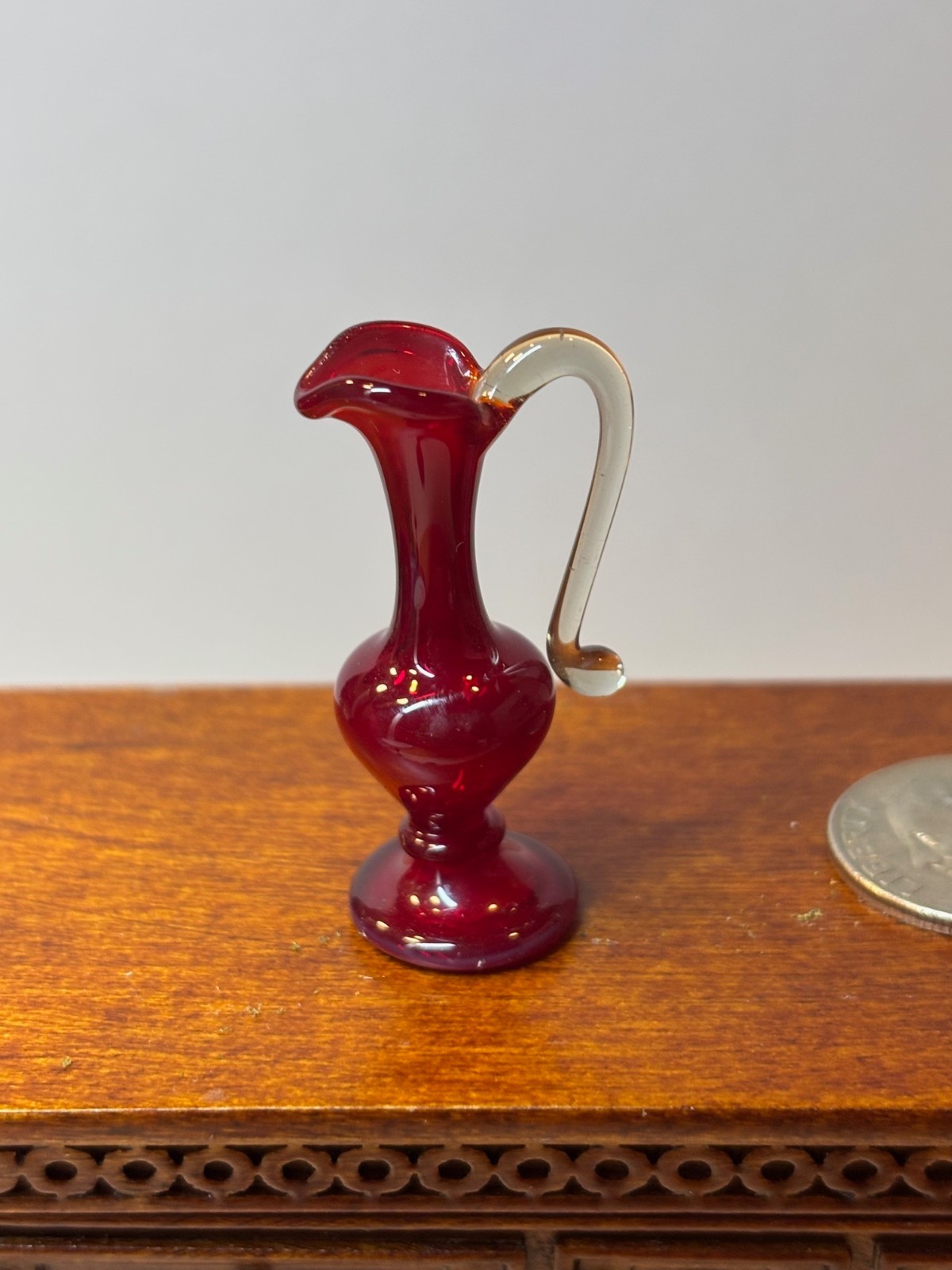 Dollhouse Miniature Glass Vase #4