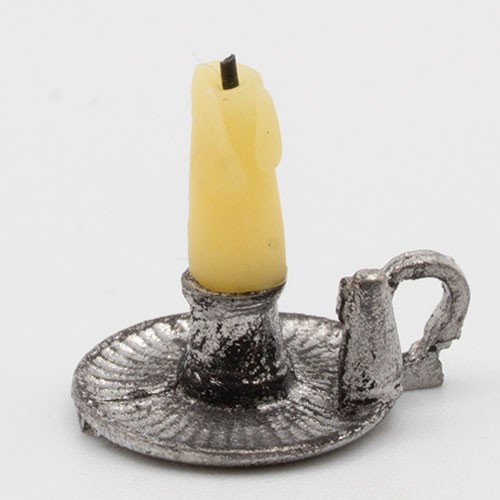 Dollhouse Miniature Bed Chamber Candle Artisan Made