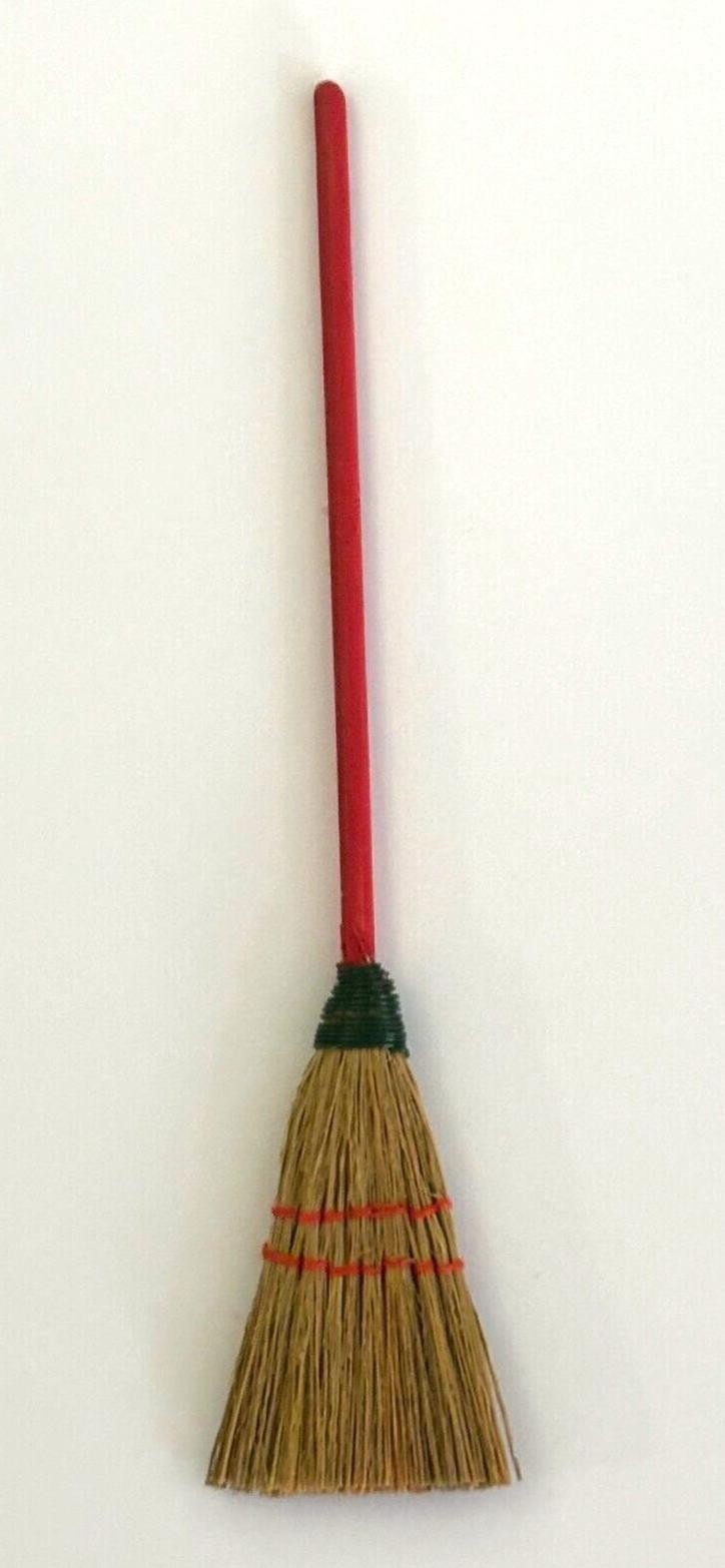 Dollhouse Miniature Broom Handcrafted