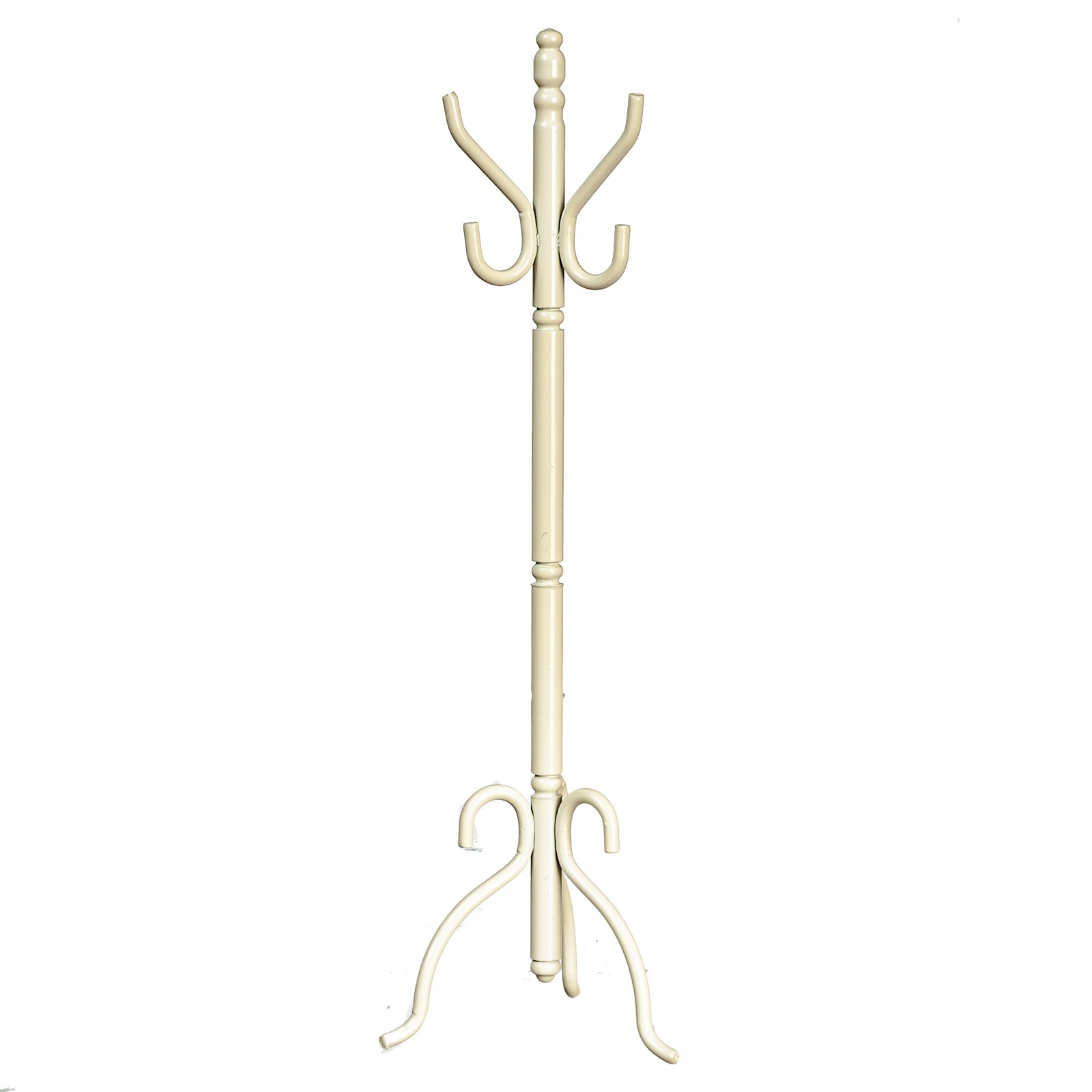 Dollhouse Miniature Off White Coat Rack/Hall Tree