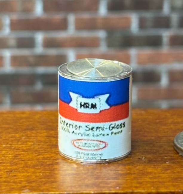 Dollhouse Miniature Paint Can  - Gallon