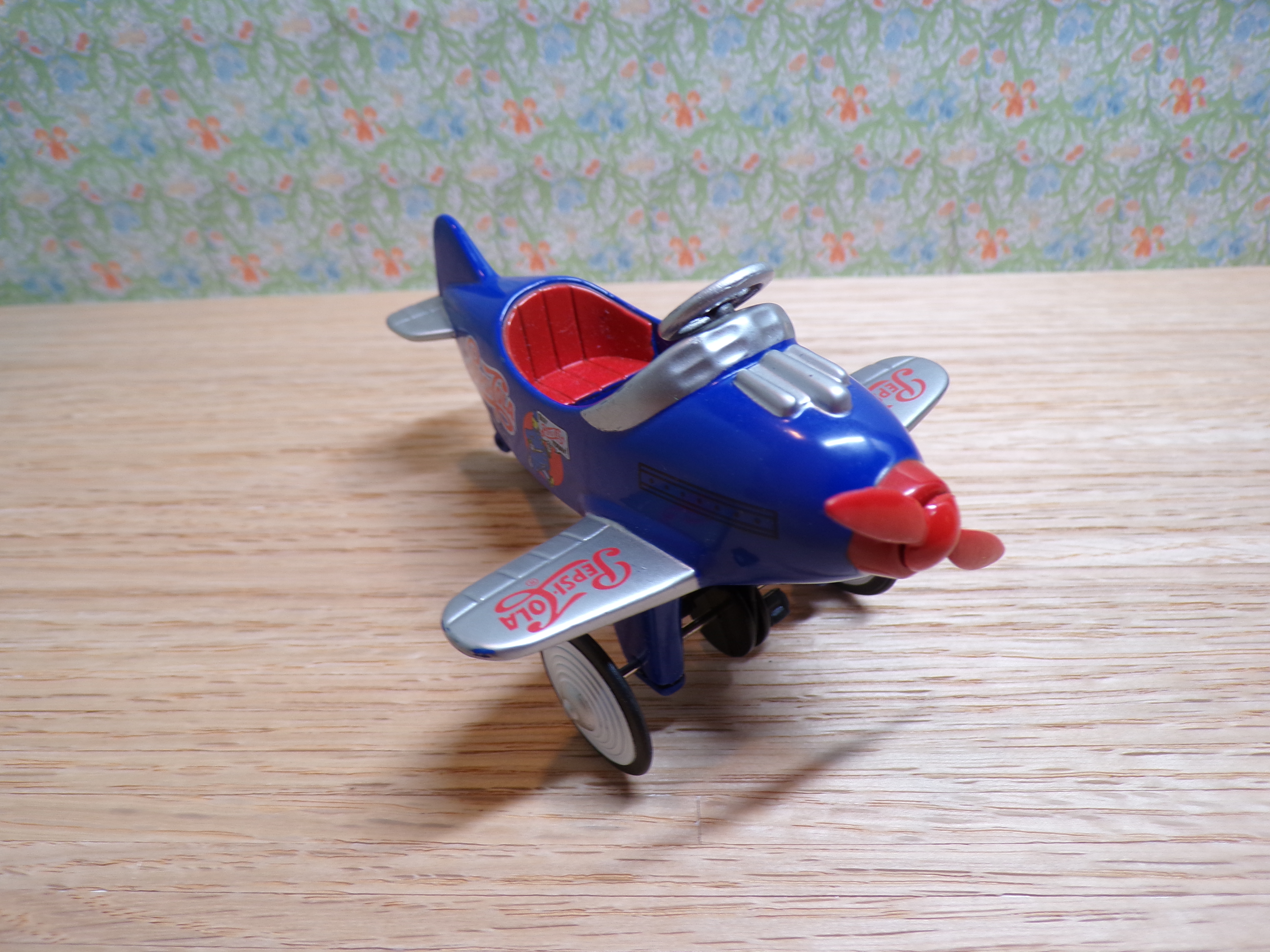 Dollhouse Miniature Pepsi Plane by Heidi Ott