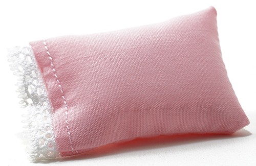 Dollhouse Miniature Pink Pillow