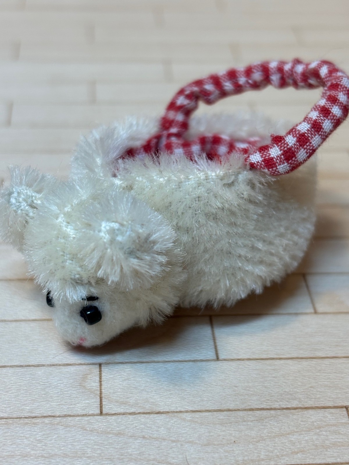 Dollhouse Miniature Sheep Tote by Heidi Ott